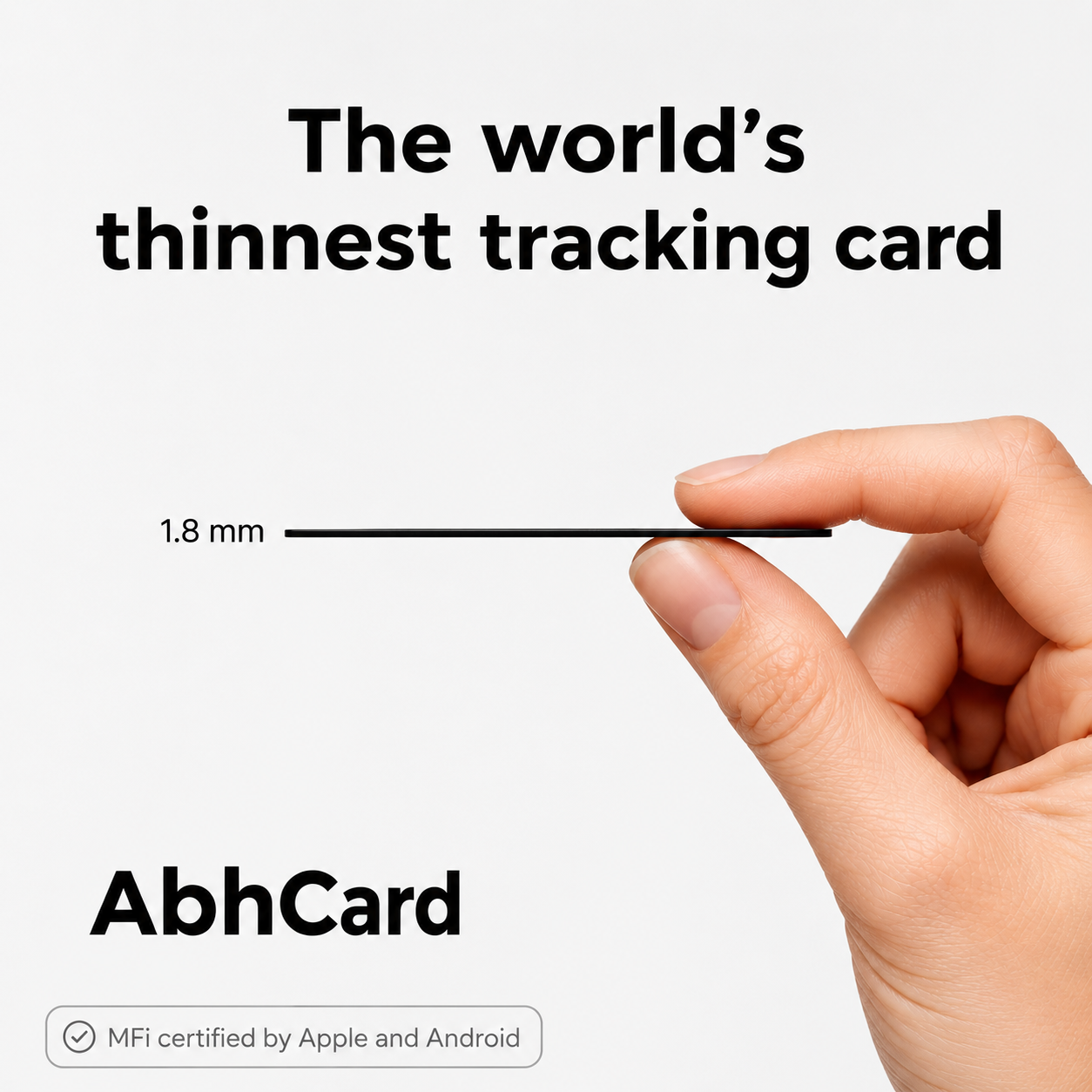 AbhCard – Smarter Tracking. Zero Clutter.