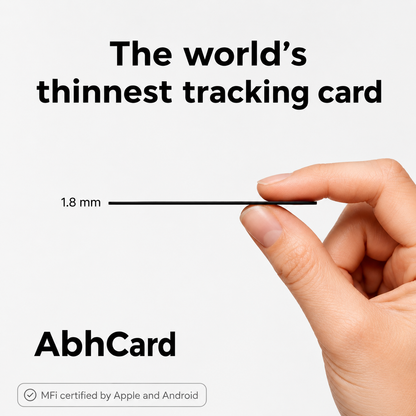 AbhCard – Smarter Tracking. Zero Clutter.